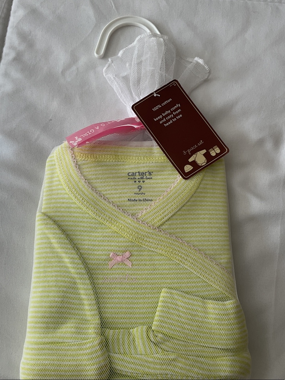 NWT Carter's Stripe Side-Snap Take Me Home Gift Set